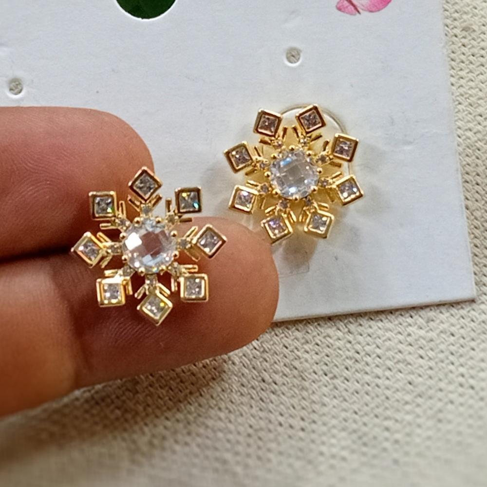 Costume Fashion Designer Stainless Steel Earrings - Stainless Steel, Free Size, Gold Color | Stud Earrings With Imitation Pearls For All Occasions