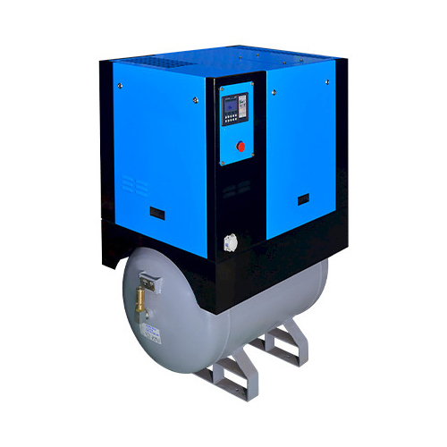 Tank Mounted Screw Compressor - Lubrication Type: Oil-Free