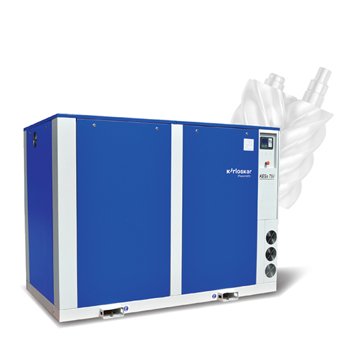 Oil Injected Electric Screw Compressor - Lubrication Type: Oil-Free