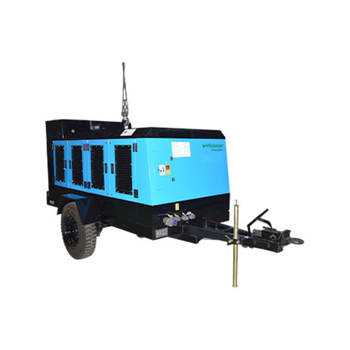 Diesel Portable Srew Compressor - Lubrication Type: Oil-Free