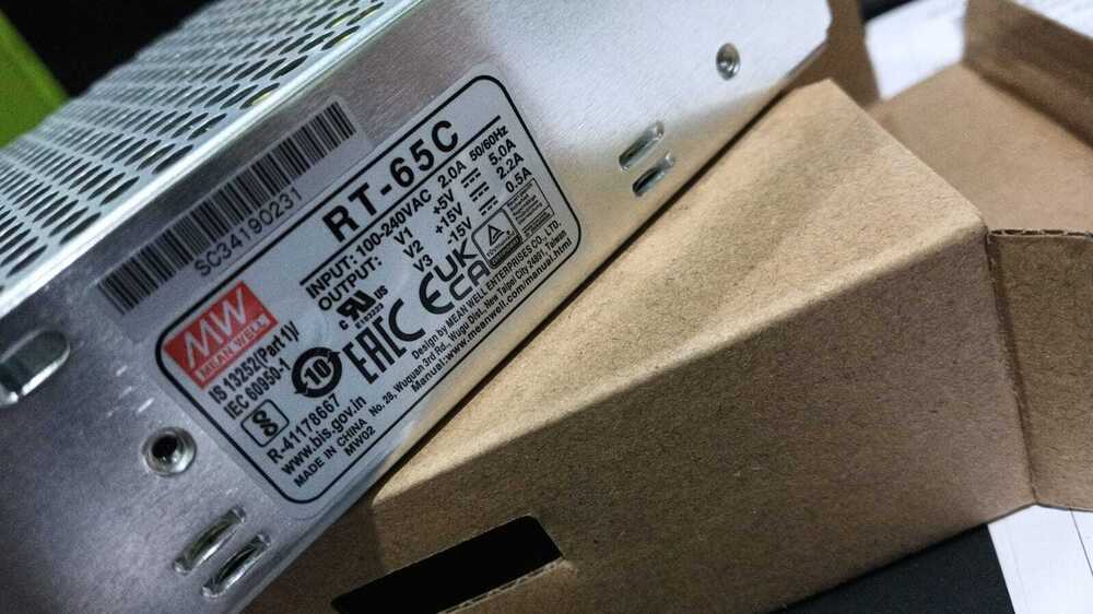 MEANWELL POWER SUPPLY, RT-65C