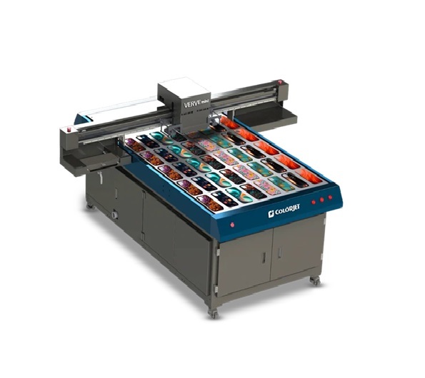 Verve Mini Uv Flatbed Printer - 3x5 Foot Metal Build, 60 Sq Ft/hr Color Print Speed | 1880 Dpi Automatic, Versatile Printing For Various Surfaces