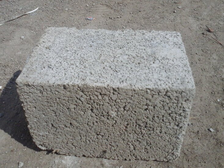 Solid Construction Block - Autoclaved Aerated Concrete, 300 X 200 X 150 Mm, Grey, Compressive Strength 3 - 4.5 N/mmâ² | Suitable For Partition & Side Walls