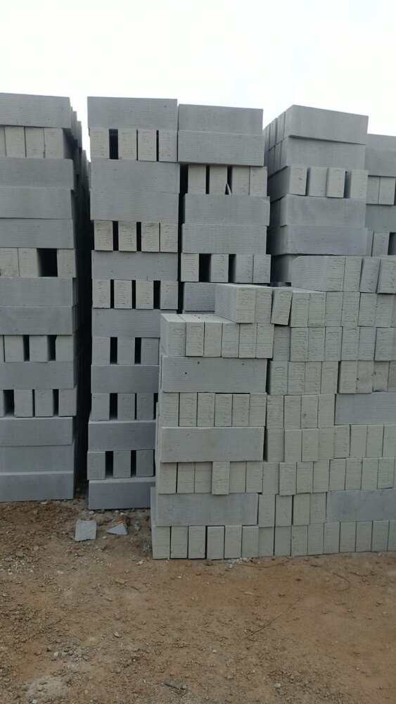 Solid Construction Block - Autoclaved Aerated Concrete, 300 X 200 X 150 Mm, Grey, Compressive Strength 3 - 4.5 N/mmâ² | Suitable For Partition & Side Walls