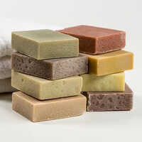 Handmade Herbal Bath Soap - Color: White