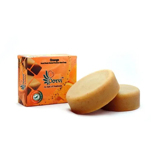 Orange Herbal Bath Soap - Color: Brown