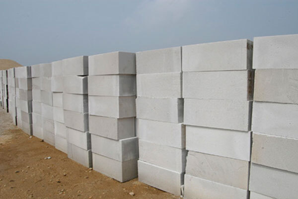 Aac Decorative Concrete Block - 24x8x4 Inches | Autoclaved Aerated Concrete, Grey, Density 300-600 Kg/m3