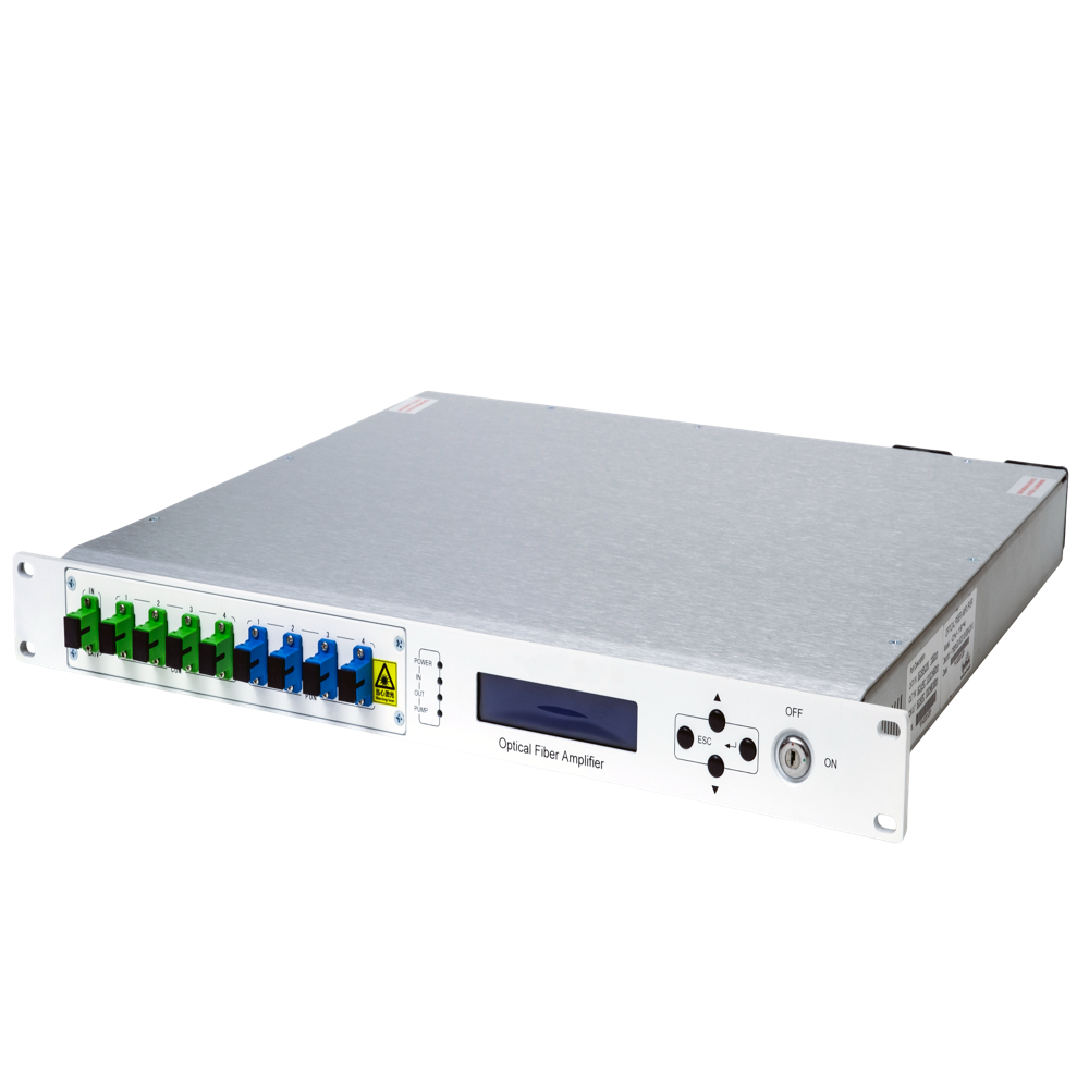 Wdm Pon Edfa - Metal 19x4 Configuration | Dual Input, Dual Power Supply, Jdsu High-reliability Pump Laser, 100 Ghz Channel Spacing, Hot Swappable Components