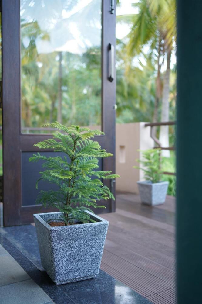 Flower Pots - Color: Marble/ Granite/ Stone Finish