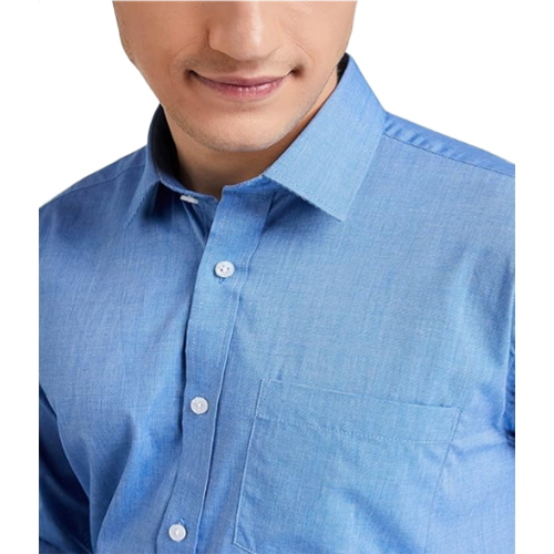 Formal Office Wear Shirt - Color: Blue