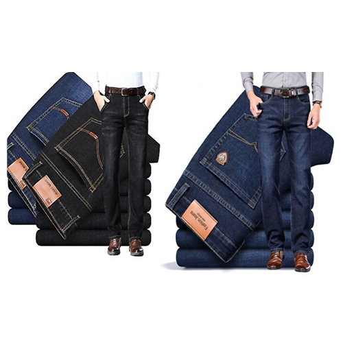 Mens Cotton Jeans - Color: Blue
