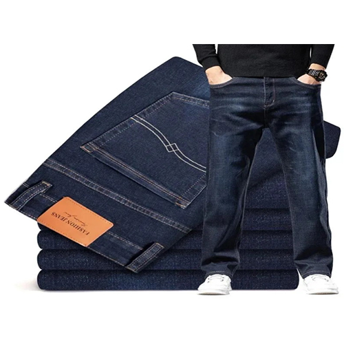 Mens Cotton Jeans - Color: Blue
