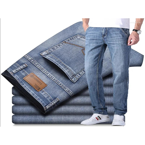 Mens Cotton Jeans - Color: Blue