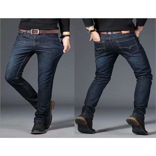 Mens Lycra And Non-lycra Jeans - Color: Black