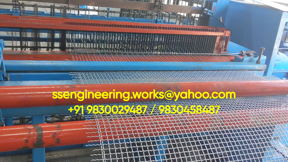 Automatic Crimped Wire Mesh Machine 2 mm to 5 mm