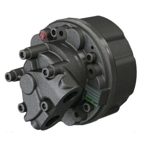 Danfoss Hydraulic Motor - Black, 1800rpm Speed, Single Phase, 1-5 HP Power, 50-60Hz Frequency | 1-Year Warranty for Industrial Applications
