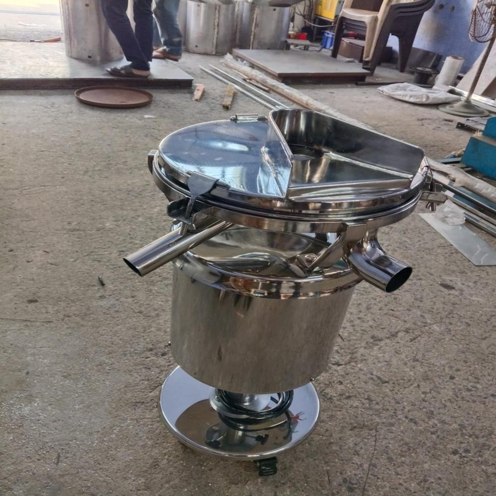 Automatic Tablet Dedusting Machine - Color: Silver