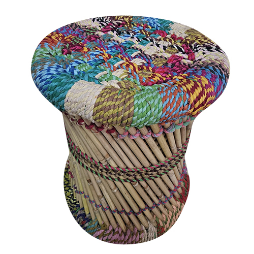 Bamboo Mudda Stool