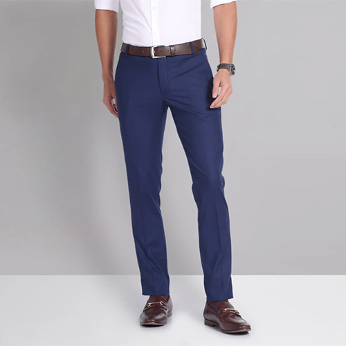 Mens Cotton Trouser - Color: Blue