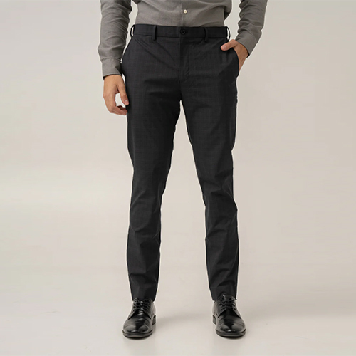 Mens Party Wear Black Trouser - Feature: No Fade
