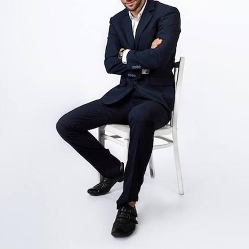 Mens Soft Fabrics Trouser - Color: Blue