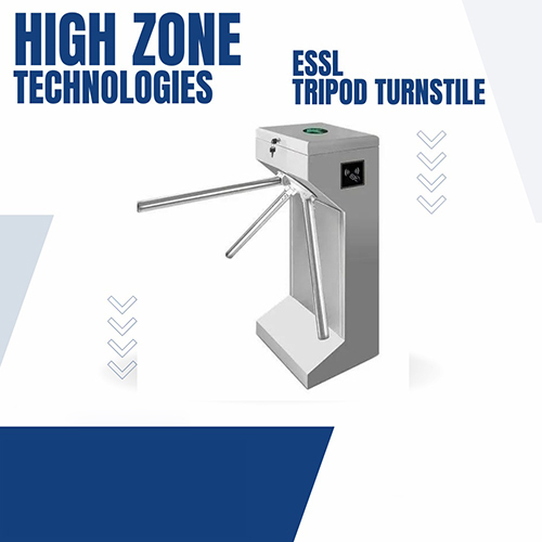 Essl Tripod Tunstile - Color: Silver