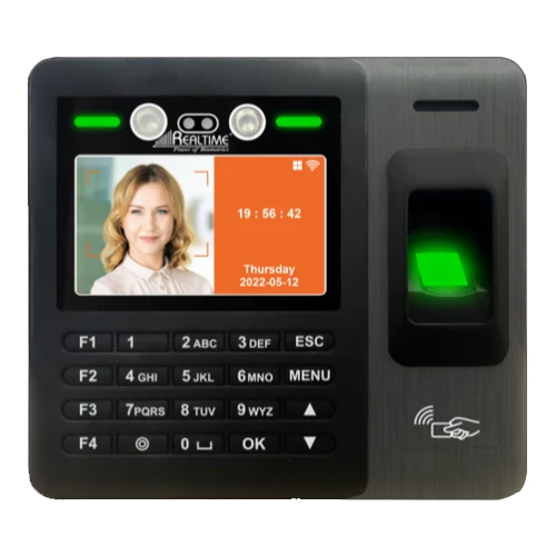 Realtime RS910 Face And Finger Biometric Machine