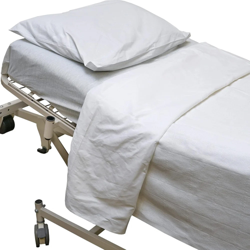 Plain White Hospital Bed Sheets - Feature: Washable