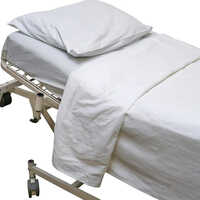 Plain White Hospital Bed Sheets