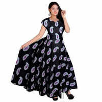 Ladies Printed Gown