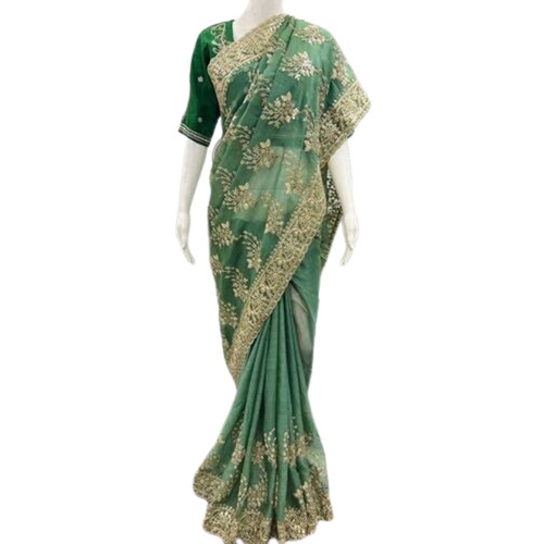 Fancy Sarees - Color: Green