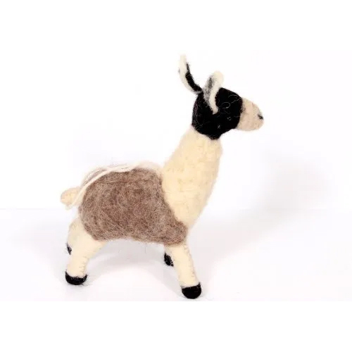 Wool Felt Sheep Toy - Color: Black & White