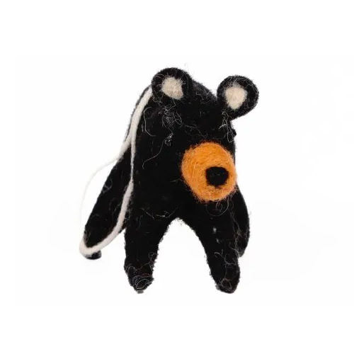 Wool Felt Decorative Bear