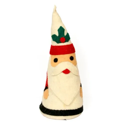 Wool Felt Craft Santa - Color: Multicolor