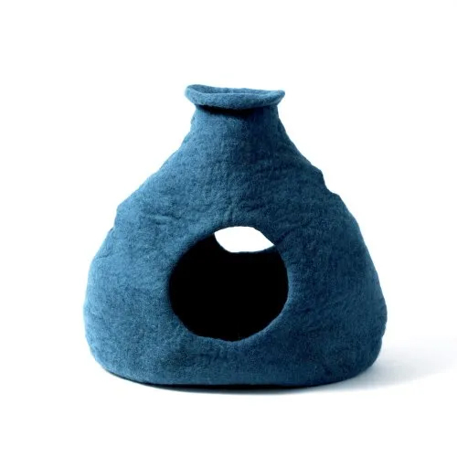 DDKC10204 Teal Front Scaled Purr A Boo Cave