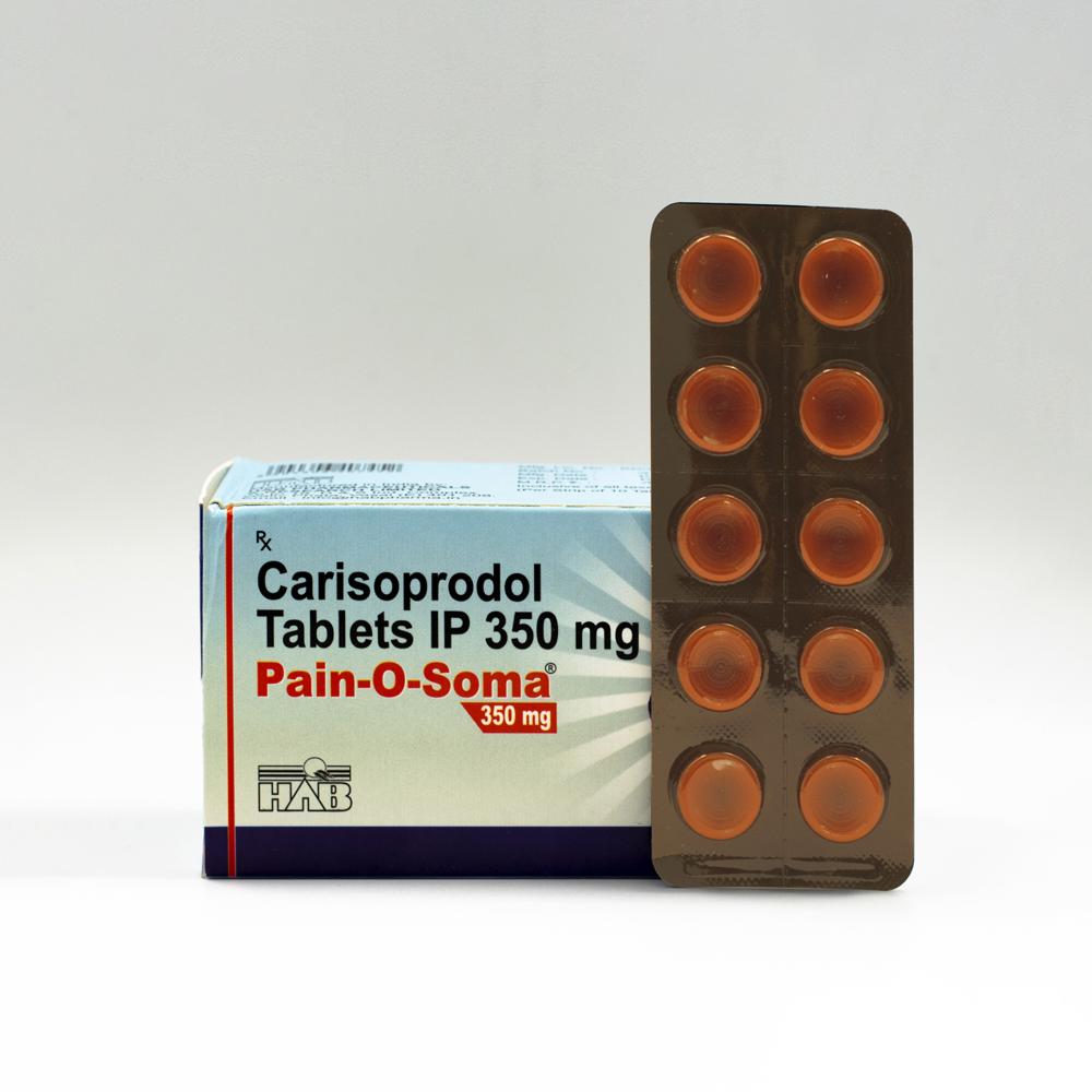 Pain O Soma 350mg Carisoprodol Tablets