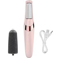 Pink Pedi Electronic Pedicure Tool - Cordless Rechargeable, Water Resistant | 2 Speed Settings, 2 Roller Heads, Usb Charging, 1 Year Warranty