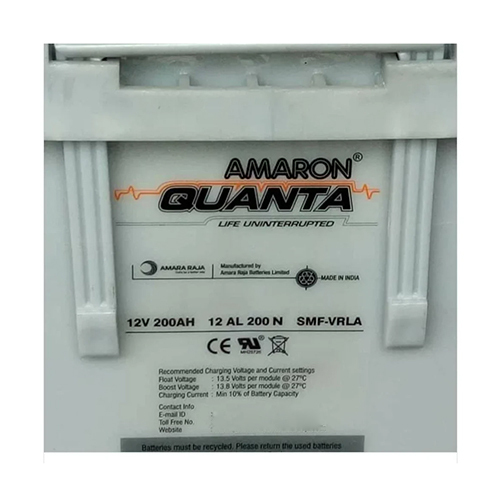 Amaron Quanta 12V 200AH SMF Battery