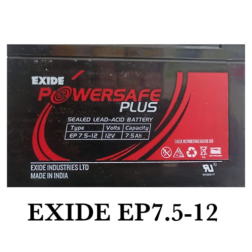 Exide 12V 7.5AH SMF Battery