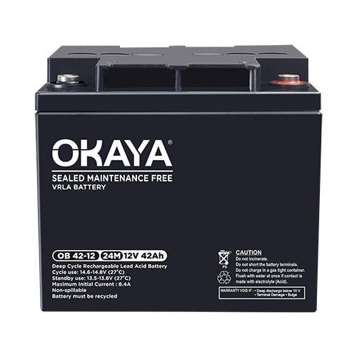 Okaya 12V 42AH SMF Battery