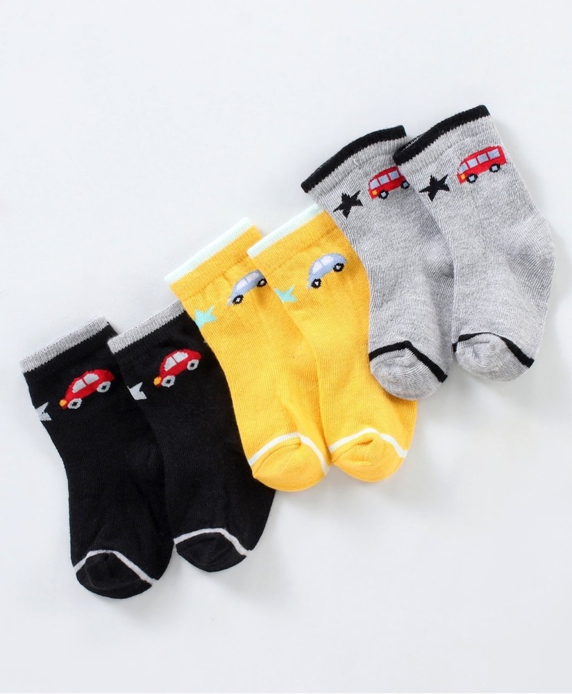 Kids School Socks - Soft Cotton Blend , Durable Reinforced Heel And Toe, Moisture-wicking Comfort For Active Days