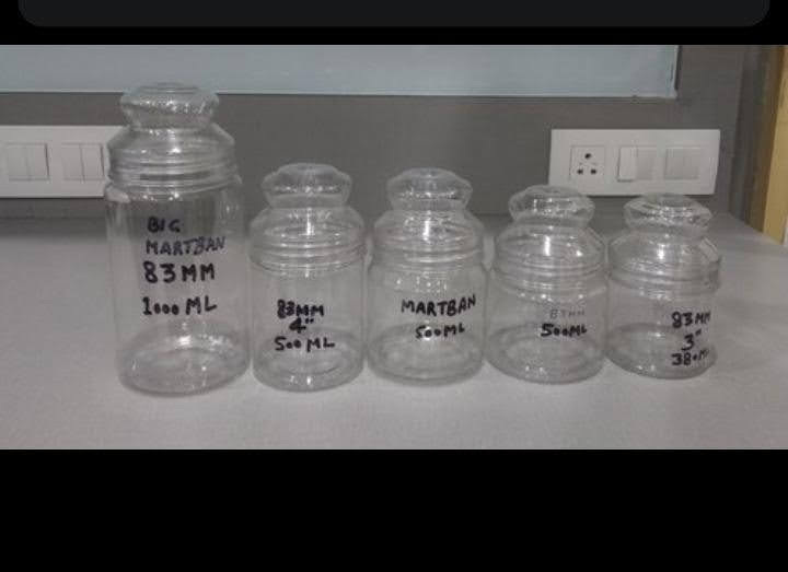 Pet Martban Jar For Dry Fruits - Color: Transparent
