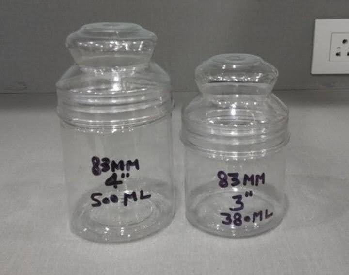 Pet Martban Jars For Namkeen - Color: Transparent