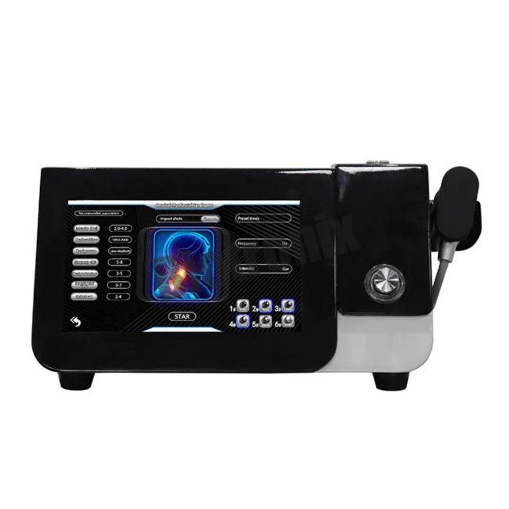 Professional Pneumatic Shockwave Therapy Machine Black Edition for Pain Relief and Physiotherapy