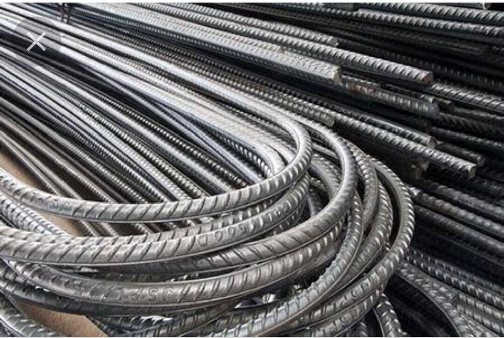 Kamdhenu Tmt Bar - Mild Steel, Different Sizes, Silver Color | Round Shape, Fe 500 Grade, Polished Surface, Corrosion Resistant