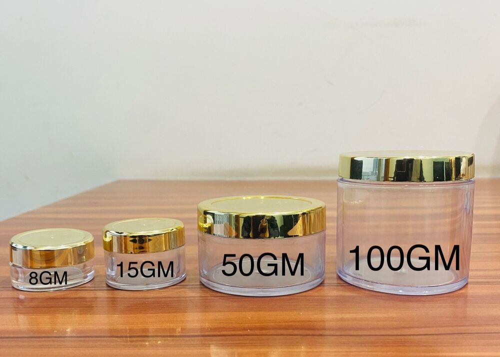 Acrylic Jars For Saffron - Color: Transparent