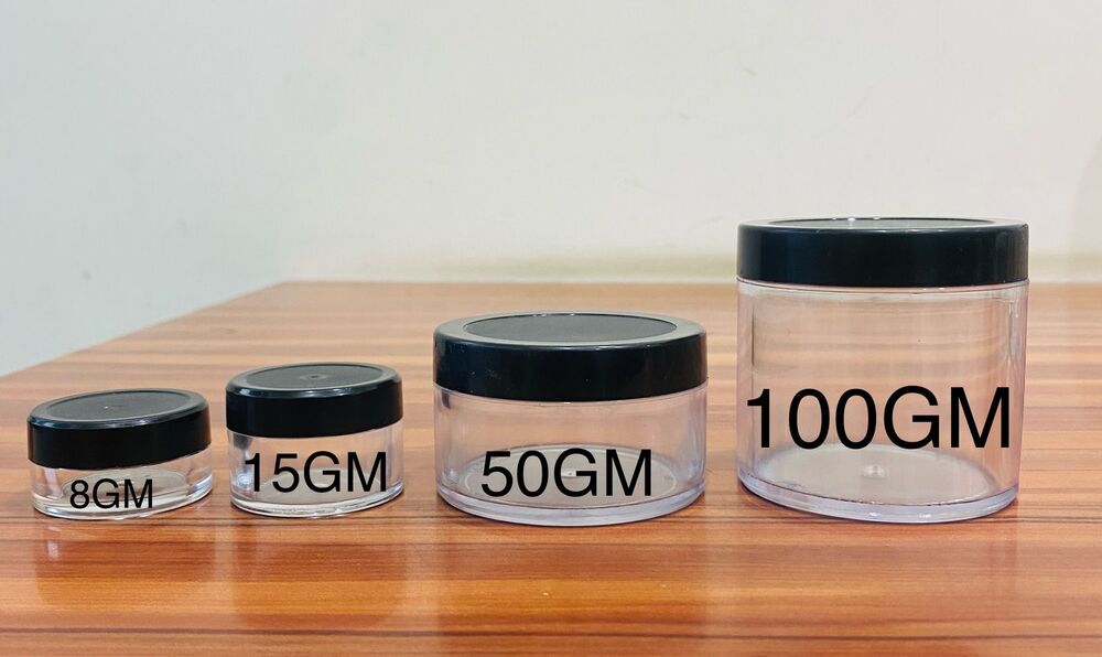 Acrylic Jars For Saffron - Color: Transparent