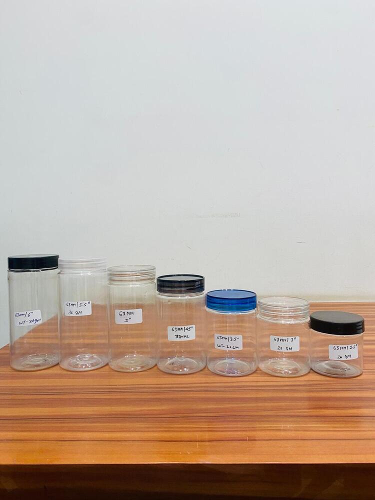 Pet Jars For Seeds - Color: Transparent