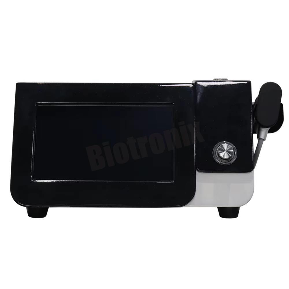 Portable Pneumatic Shockwave Therapy Machine Black Model for Pain Management & Rehabilitation