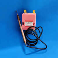 250v Aluminium Capillary Thermostat - High Standard | Manual Control, Red Color, Multiple Size Options For Industrial Use